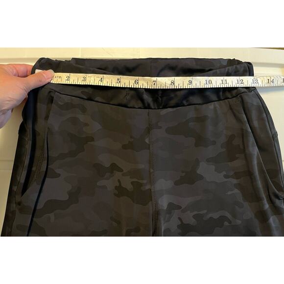 ZYIA Active Pants Womens Small Slate Gray Camouflage Joggers w Pockets Stretch - Picture 10 of 12